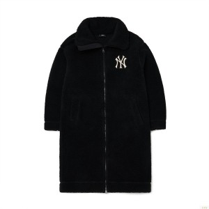 Vestes MLB Basic Small Logo Long Stannecfleece New York Yankees Vetement Noir | 2158QSYBH