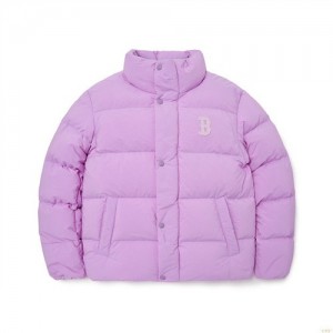 Winter Jackets MLB Basic Small Logo Down Boston Redsox Vetement Violette | 3189HEFZD