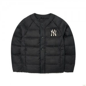 Winter Jackets MLB Basic Small Logo U Necmiweight Down New York Yankees Vetement Noir | 0465DWZHA