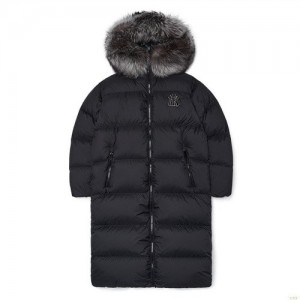 Winter Jackets MLB Dia Monogra Premiupuffer Goose Long Down New York Yankees Vetement Noir | 3605UGCKB