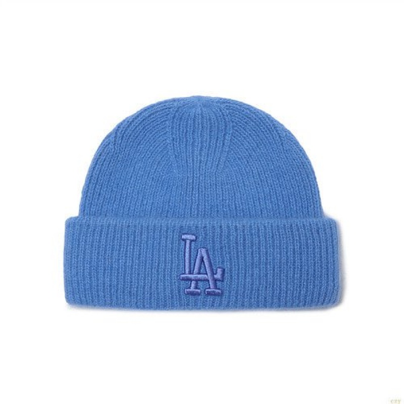 Bonnet MLB Angora La Dodgers Accessoires Bleu | 7281ESPUJ