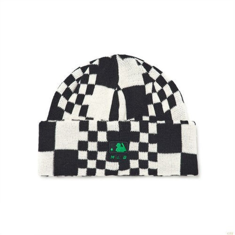 Bonnet MLB Checker Boar New York Yankees Accessoires Multicolore | 5270HOTMX