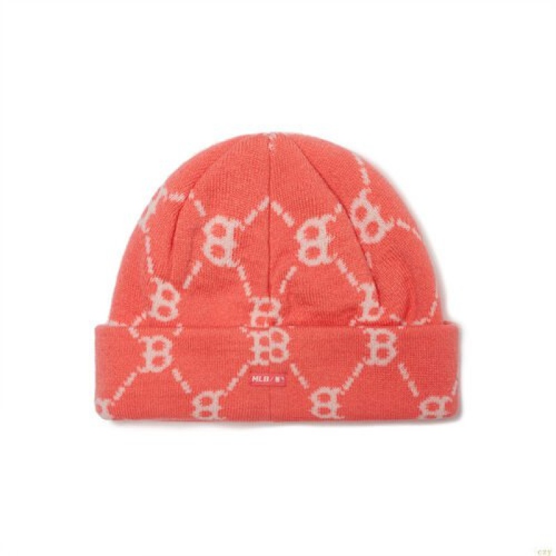 Bonnet MLB Dia Monogra Jq Boston Redsox Enfant Rose | 0276KAGIY