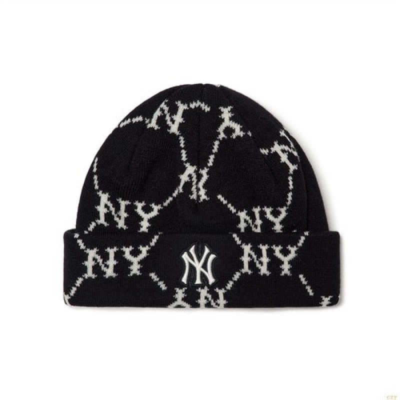 Bonnet MLB Dia Monogra Jq New York Yankees Enfant Noir | 7046AUJFR