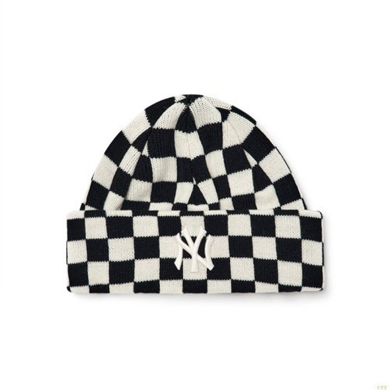 Bonnet MLB [Online Exclusive] Checker Boar New York Yankees Accessoires Multicolore | 3504NDSLH