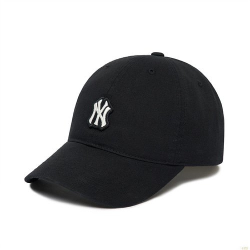 Casquettes MLB Basic Wappen Ball New York Yankees Accessoires Noir | 8907YATIX