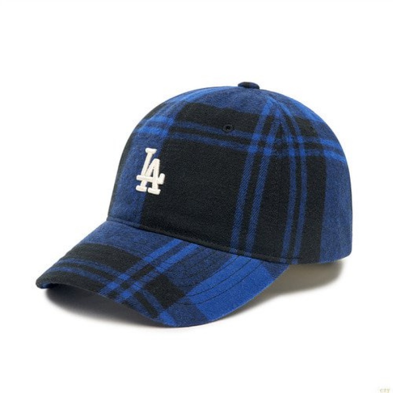 Casquettes MLB Checwool Unstructureball La Dodgers Accessoires Bleu | 2793BIVTH