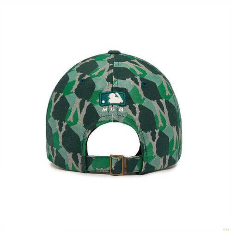 Casquettes MLB Cube Monogra Unstructureball New York Yankees Accessoires Turquoise | 6504GDEMU