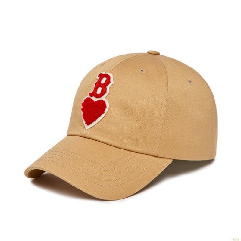 Casquettes MLB Heart Unstructureball Boston Redsox Accessoires Kaki | 2530YKESJ