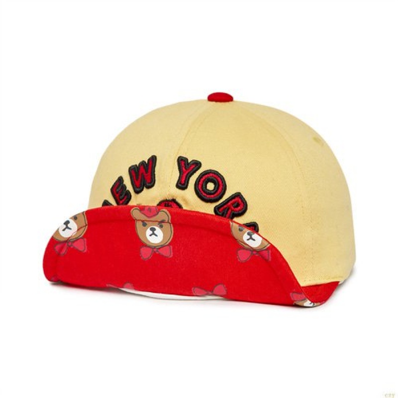 Casquettes MLB Megabear Wire New York Yankees Enfant Beige | 9172XHUAP