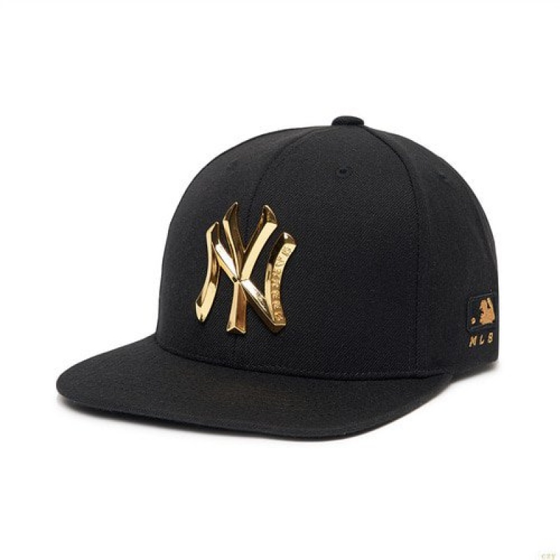 Casquettes MLB Metal Logo Snapbac New York Yankees Accessoires Noir | 1420GAECO