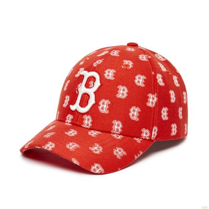 Casquettes MLB Monogra Classiche Ball Boston Redsox Accessoires Rouge | 9204FZCMO