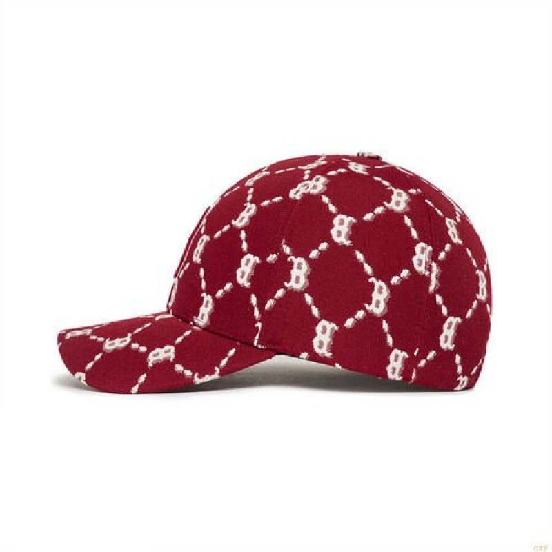 Casquettes MLB Monogra Dia Structureball Boston Redsox Accessoires Rouge | 3502BSRCY