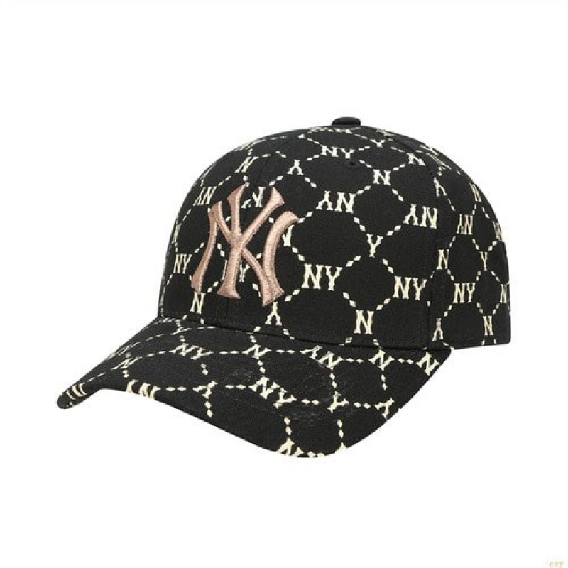 Casquettes MLB Monogra New York Yankees Accessoires Noir | 7902AMZPW