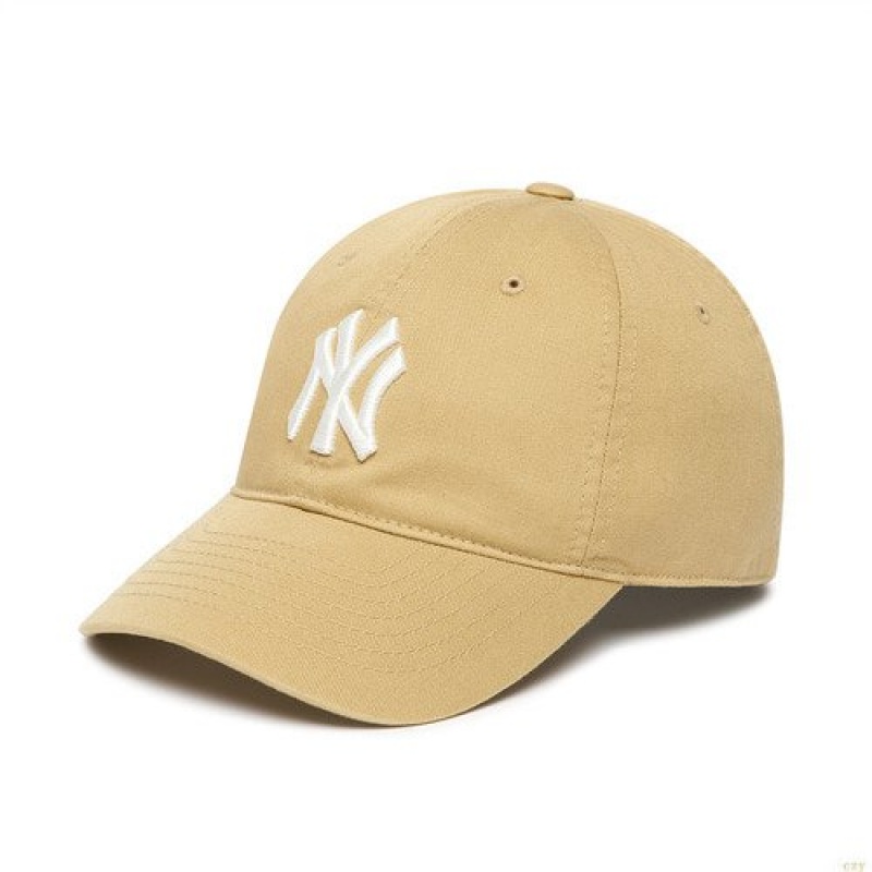 Casquettes MLB N-cover Slider New York Yankees Accessoires Beige | 2071BUMSC