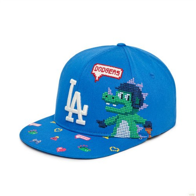 Casquettes MLB Play All-over Print Snapbacla Dodgers Enfant Bleu | 7924PMZWH