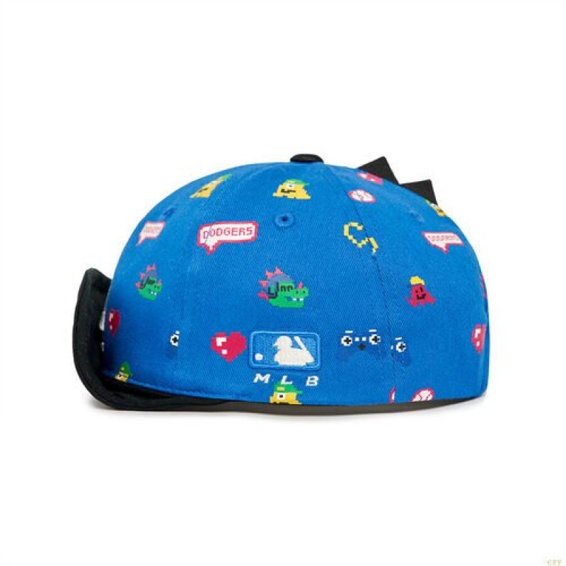 Casquettes MLB Play All-over Print Wirela Dodgers Enfant Bleu | 9684PJIGX