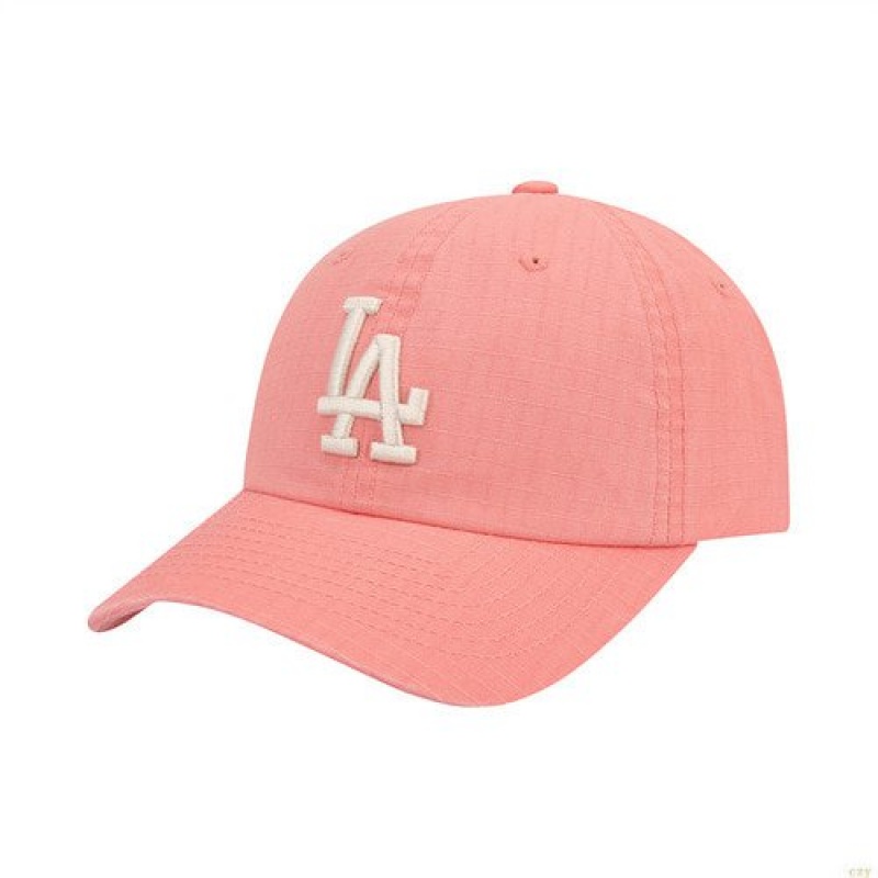 Casquettes MLB Ripstop Ball La Dodgers Accessoires Rose Rouge | 9601STRYF