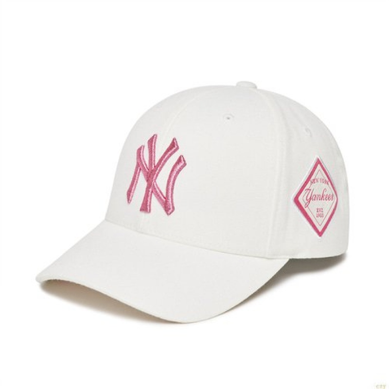 Casquettes MLB Stamp Ball New York Yankees Accessoires Blanche | 4170BWHXF