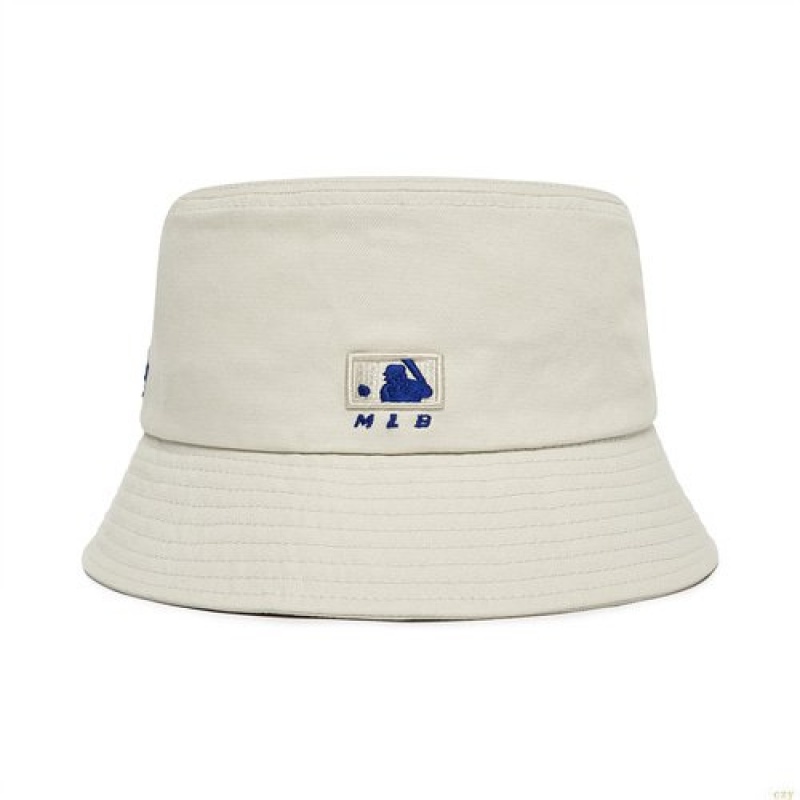 Chapeau Bucket MLB Basic Logo La Dodgers Accessoires Blanche | 5271BPAXT