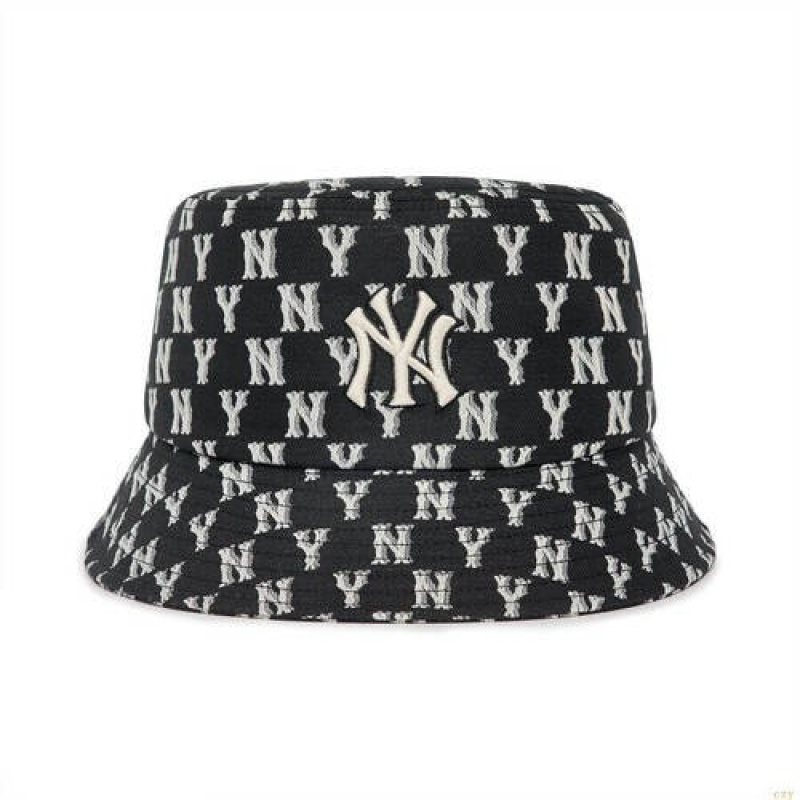 Chapeau Bucket MLB Basic Monogra Jq Bucket New York Yankees Enfant Noir | 2839PMYFX