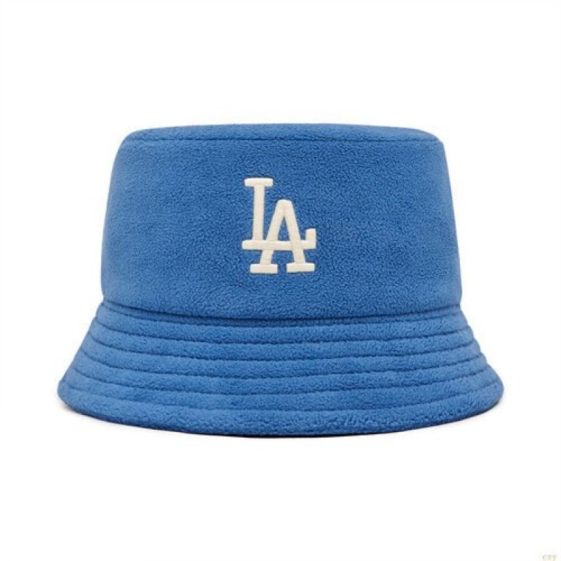 Chapeau Bucket MLB Basic Polar Fleece La Dodgers Enfant Bleu | 0368SVXDK