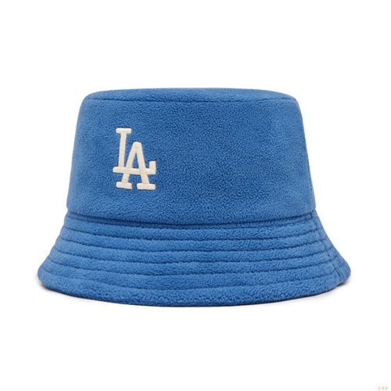 Chapeau Bucket MLB Basic Polar Fleece La Dodgers Enfant Bleu | 0368SVXDK