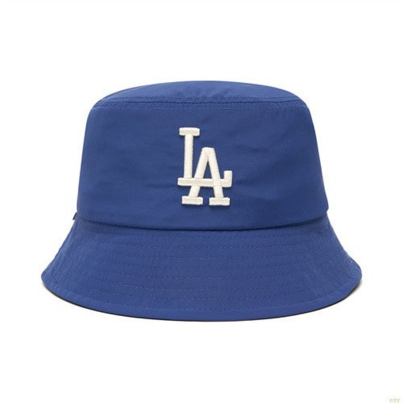 Chapeau Bucket MLB Classiche Nylon La Dodgers Accessoires Bleu | 1943EQHZC