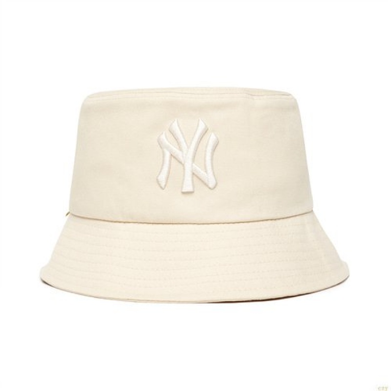 Chapeau Bucket MLB Disney New York Yankees Accessoires Blanche | 6725RPACM