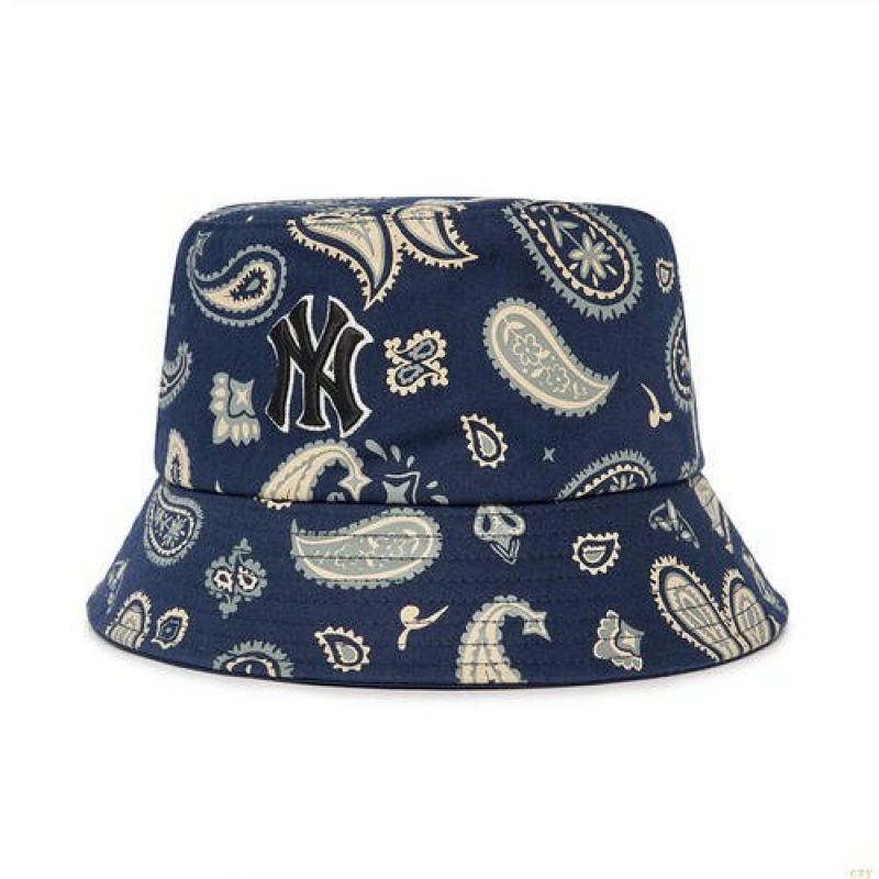 Chapeau Bucket MLB Paisley New York Yankees Accessoires Multicolore | 1398DLEJI