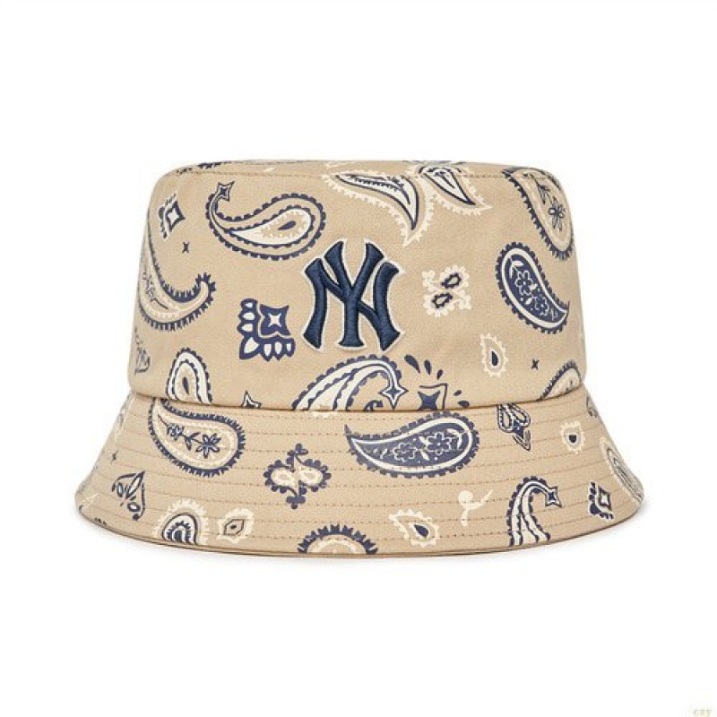 Chapeau Bucket MLB Paisley New York Yankees Accessoires Multicolore | 6908EBLTQ