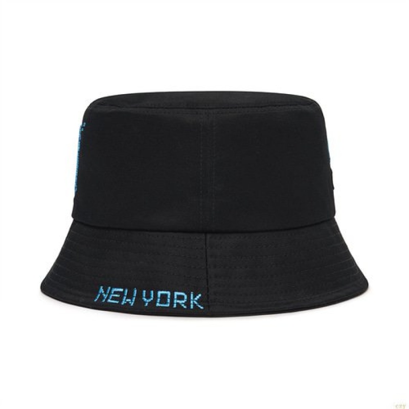 Chapeau Bucket MLB Play New York Yankees Accessoires Noir | 9537ETQAV