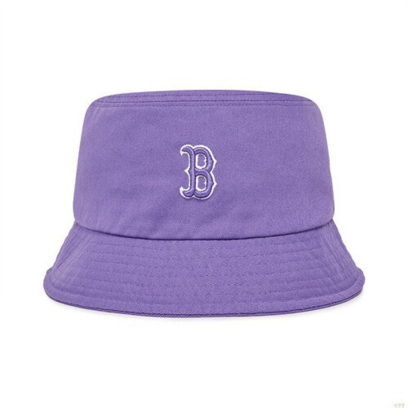 Chapeau Bucket MLB Rookie Boston Redsox Enfant Violette | 8341XMBCV