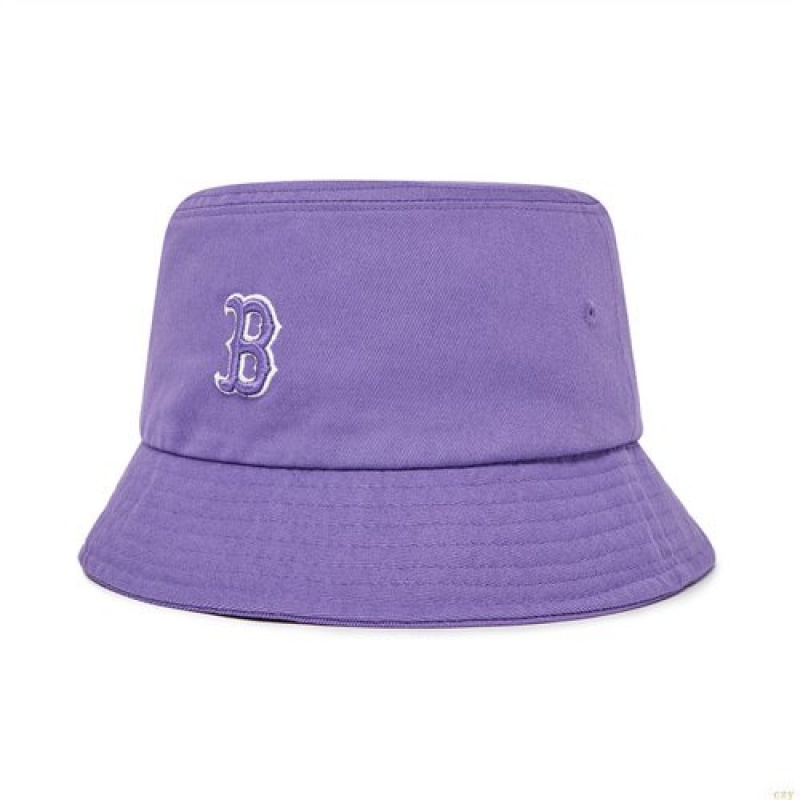 Chapeau Bucket MLB Rookie Boston Redsox Enfant Violette | 8341XMBCV