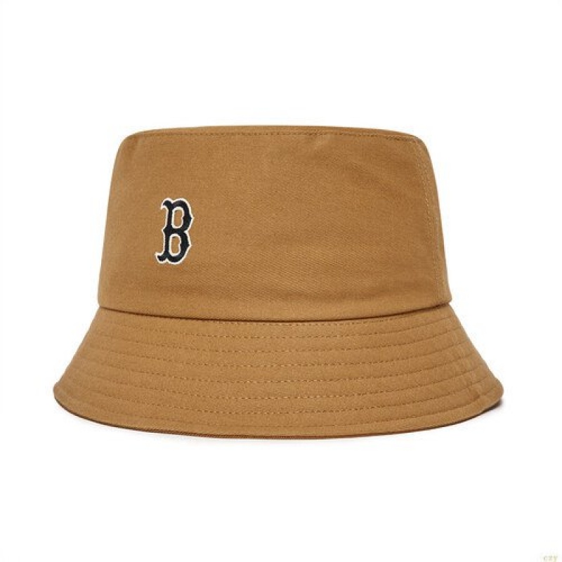 Chapeau Bucket MLB Rookie Boston Redsox Accessoires Marron | 4568VRFEO