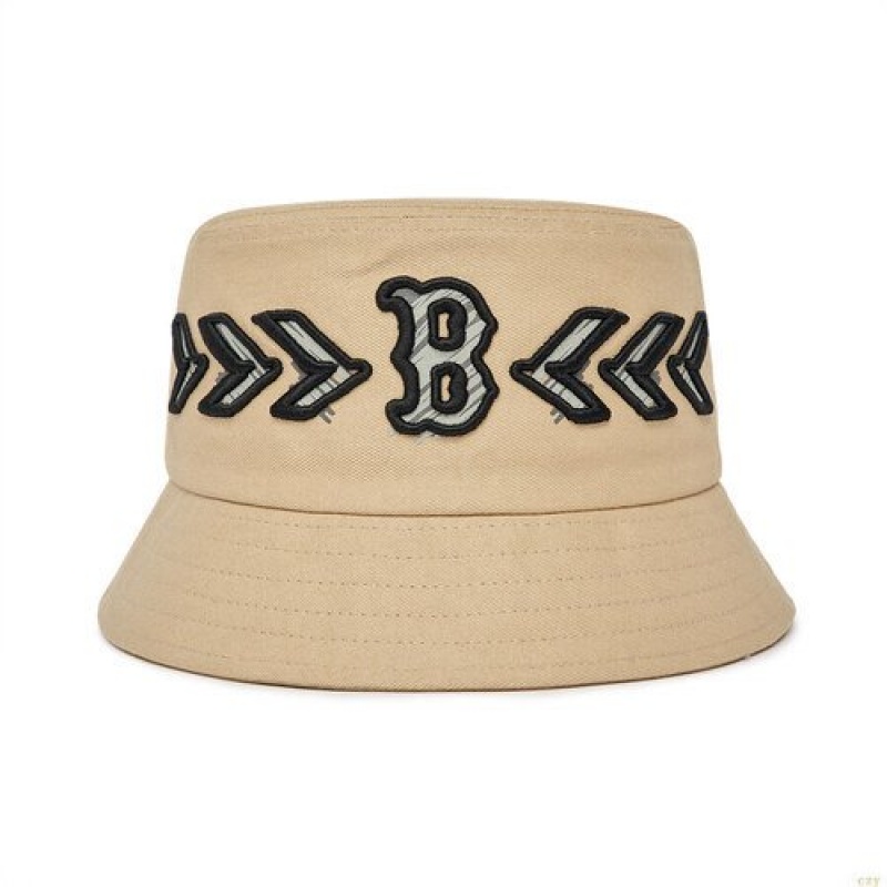 Chapeau Bucket MLB Seamball Boston Redsox Enfant Kaki | 5026RSBPU