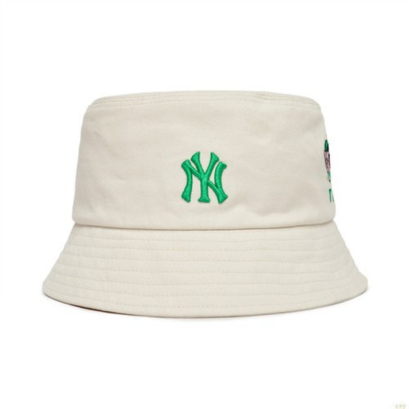 Chapeau Bucket MLB The Year Of Tiger New York Yankees Accessoires Blanche | 0789HYKFR