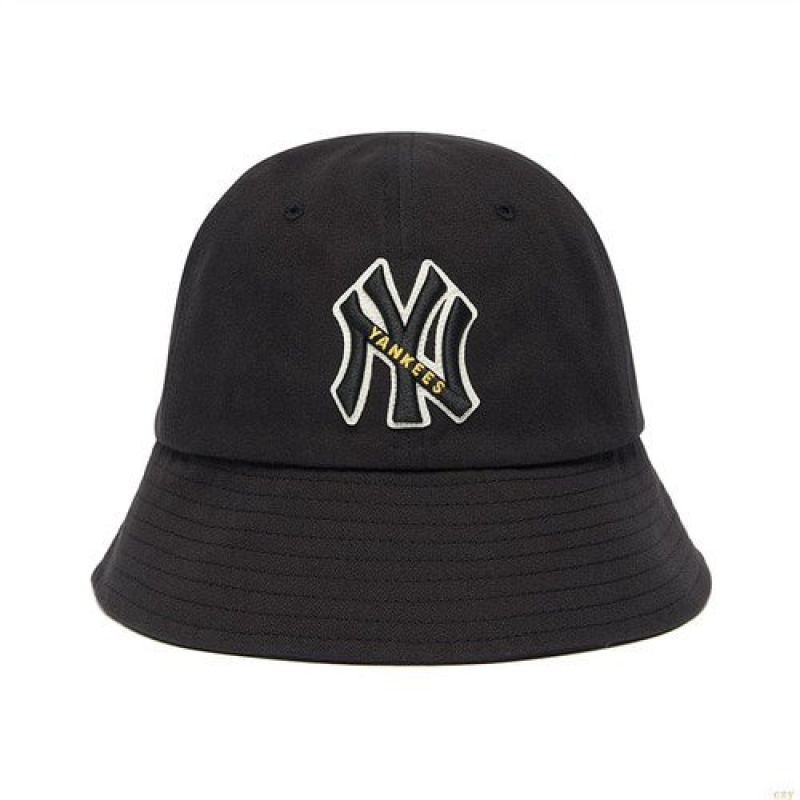 Chapeaux MLB Applique Logo Dome New York Yankees Accessoires Noir | 5678SILPM