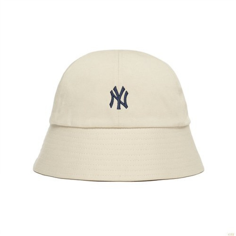 Chapeaux MLB Basic Dome New York Yankees Accessoires Blanche | 9216PDOKQ