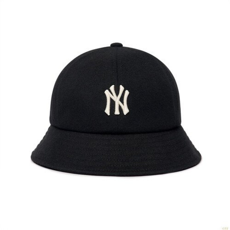 Chapeaux MLB Basic Welton Dome New York Yankees Enfant Noir | 7124JWPRG