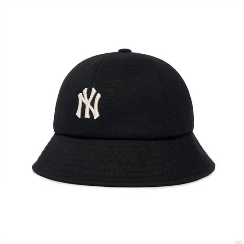 Chapeaux MLB Basic Welton Dome New York Yankees Enfant Noir | 7124JWPRG