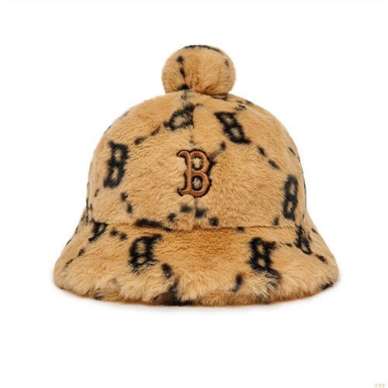 Chapeaux MLB Dia Monogra Fleece Dome Boston Redsox Enfant Marron | 4076APNJM