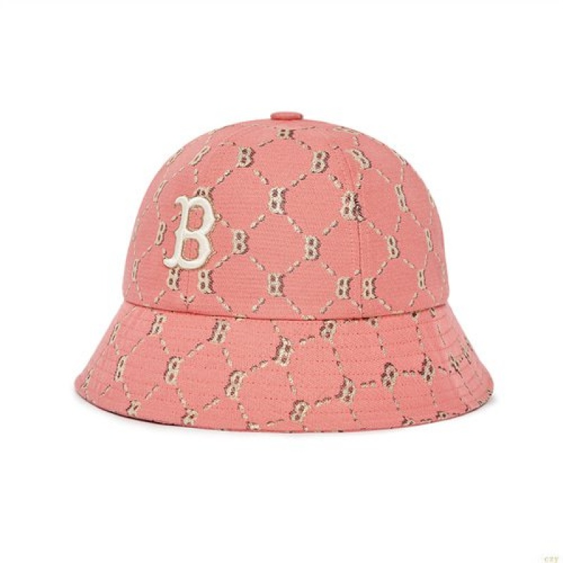 Chapeaux MLB Dia Monogra Jq Dome Boston Redsox Enfant Rose | 2134QVIDM