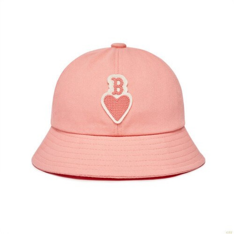 Chapeaux MLB Heart Dome Boston Redsox Enfant Rose | 0793SMAGV