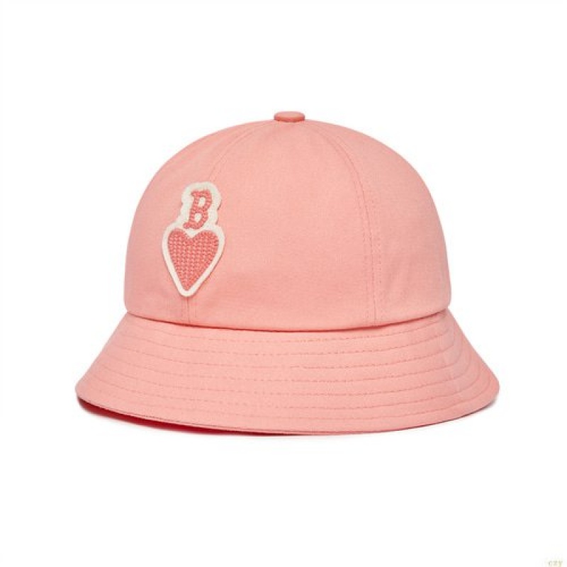 Chapeaux MLB Heart Dome Boston Redsox Enfant Rose | 0793SMAGV