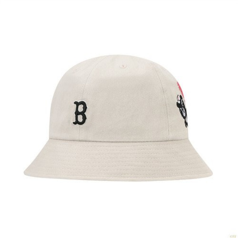 Chapeaux MLB Mega-bear Dome Boston Resox Accessoires Blanche | 1958GOFNP