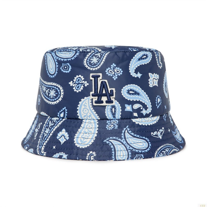 Chapeaux MLB Paisley Polar Fleece-linela Dodgers Enfant Bleu Foncé | 5680EVRPJ