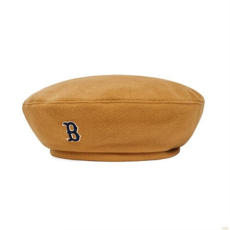 Chapeaux MLB Rookie Beret Boston Redsox Accessoires Marron | 6958UXGYJ