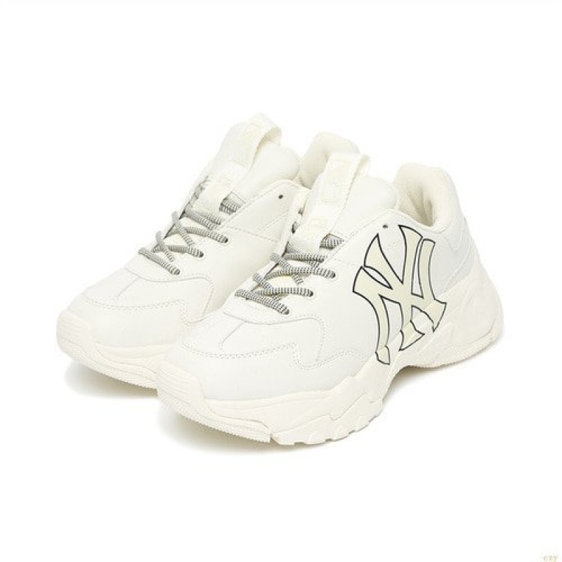 Chaussure Casual MLB Bigball A New York Yankees Chaussure Blanche | 4258KQFXD