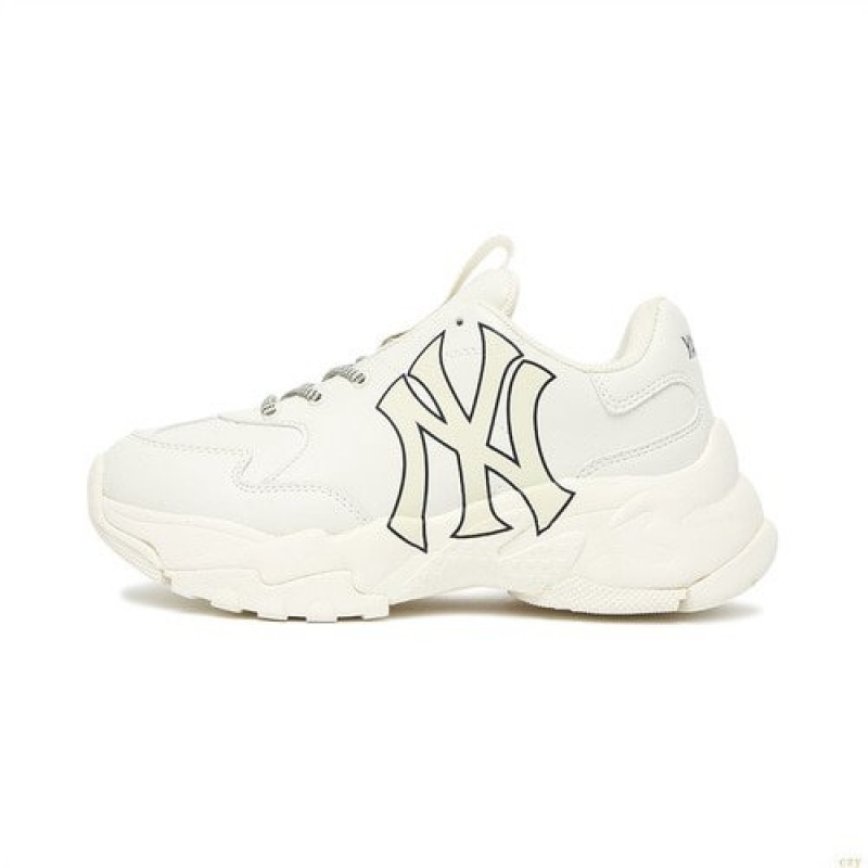 Chaussure Casual MLB Bigball A New York Yankees Chaussure Blanche | 4258KQFXD